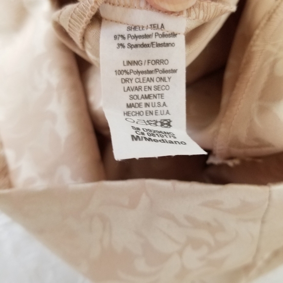 Mystic Strapless Cream Medium Dress - Picture 4 of 10